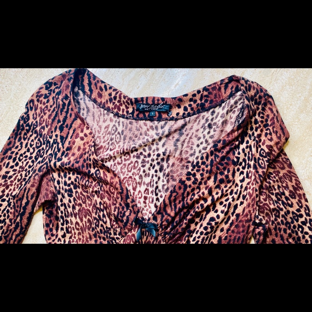 Original Betsey Johnson NY leopard print dress